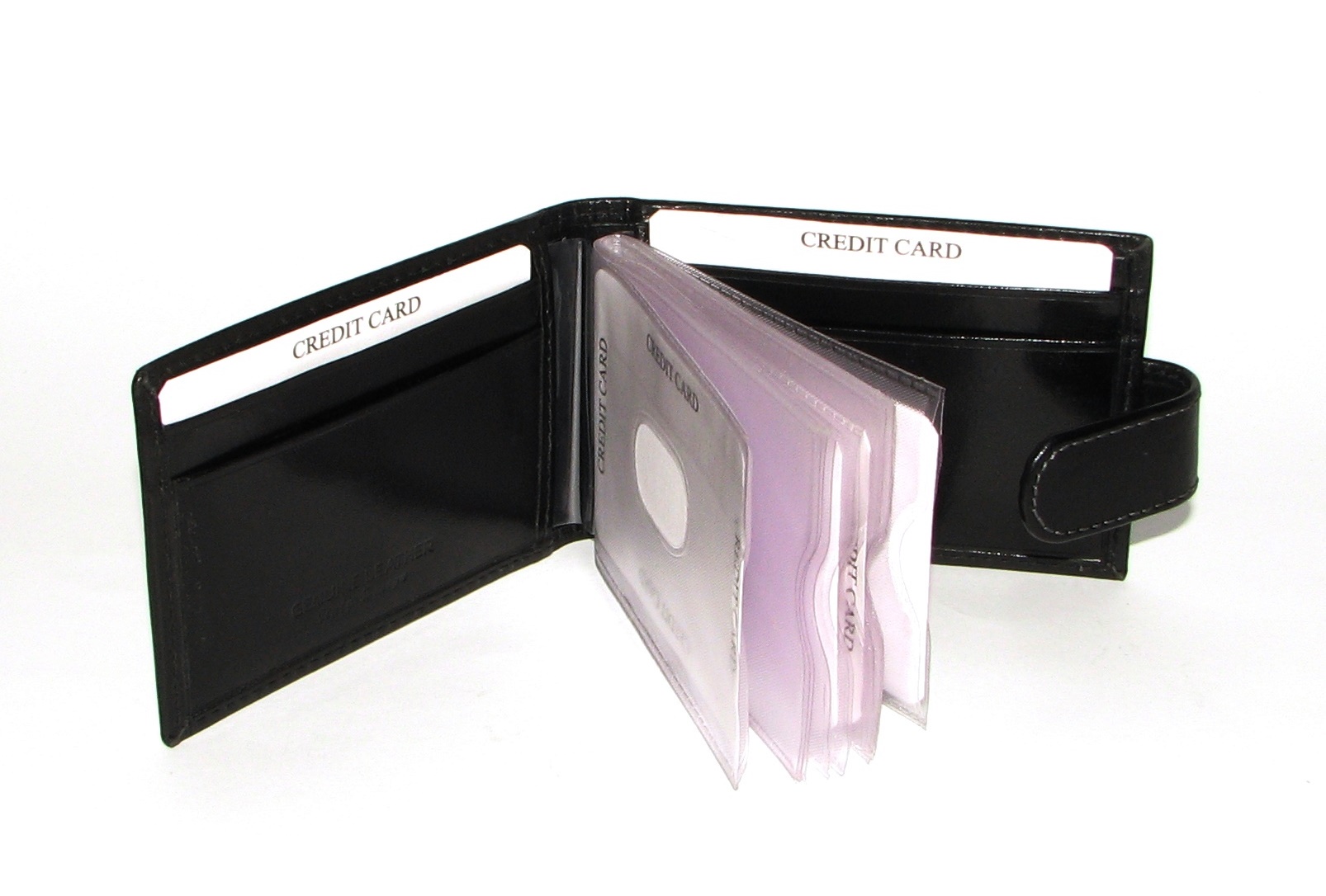 Візитниця DNK Leather TW-02-VT BLACK Візитниця DNK Leather TW-02-VT BLACK